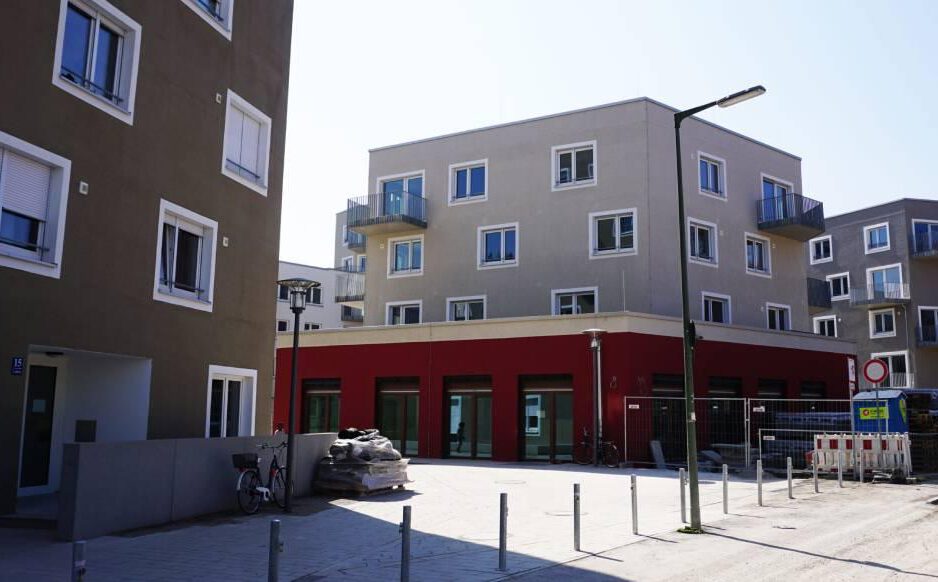 Haderner-Herz-scaled Aussenansicht auf den Nachbarschaftstreff Haderner Herz