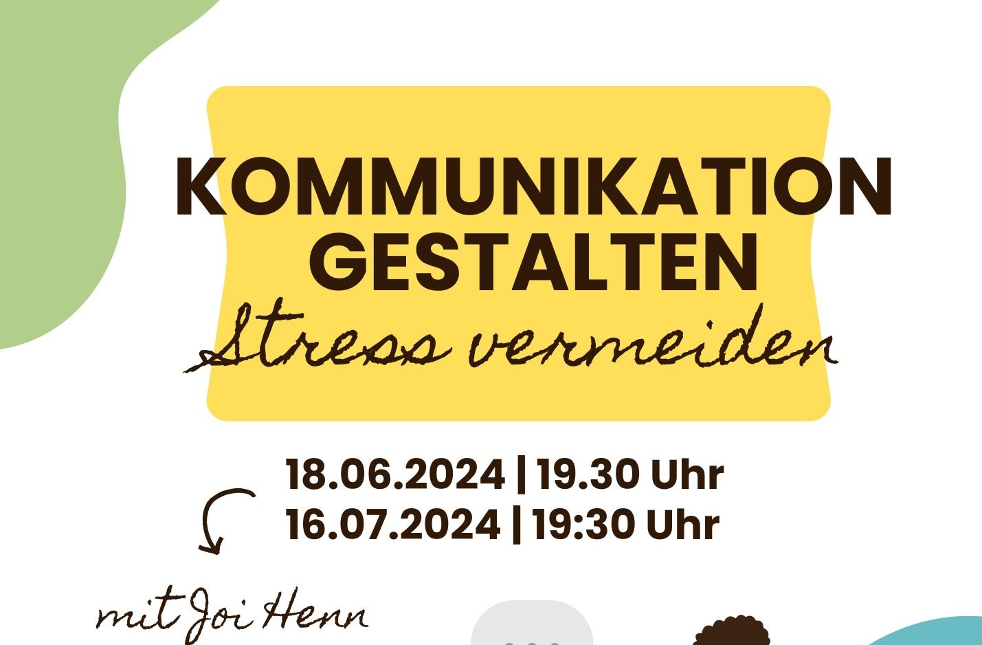 Seminar “Kommunikation gestalten – Stress vermeiden”