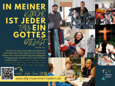 in meiner kirche ist jeder Tag ein Gottesdienst