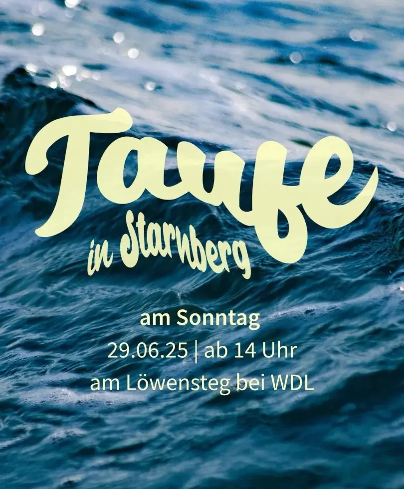 Taufe am Sonntag 29.06.2025 am Starnberger See