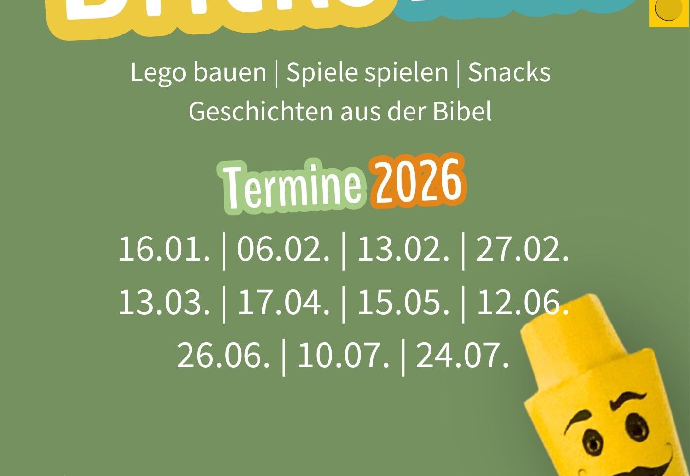 Bricks Kids Termine 2026