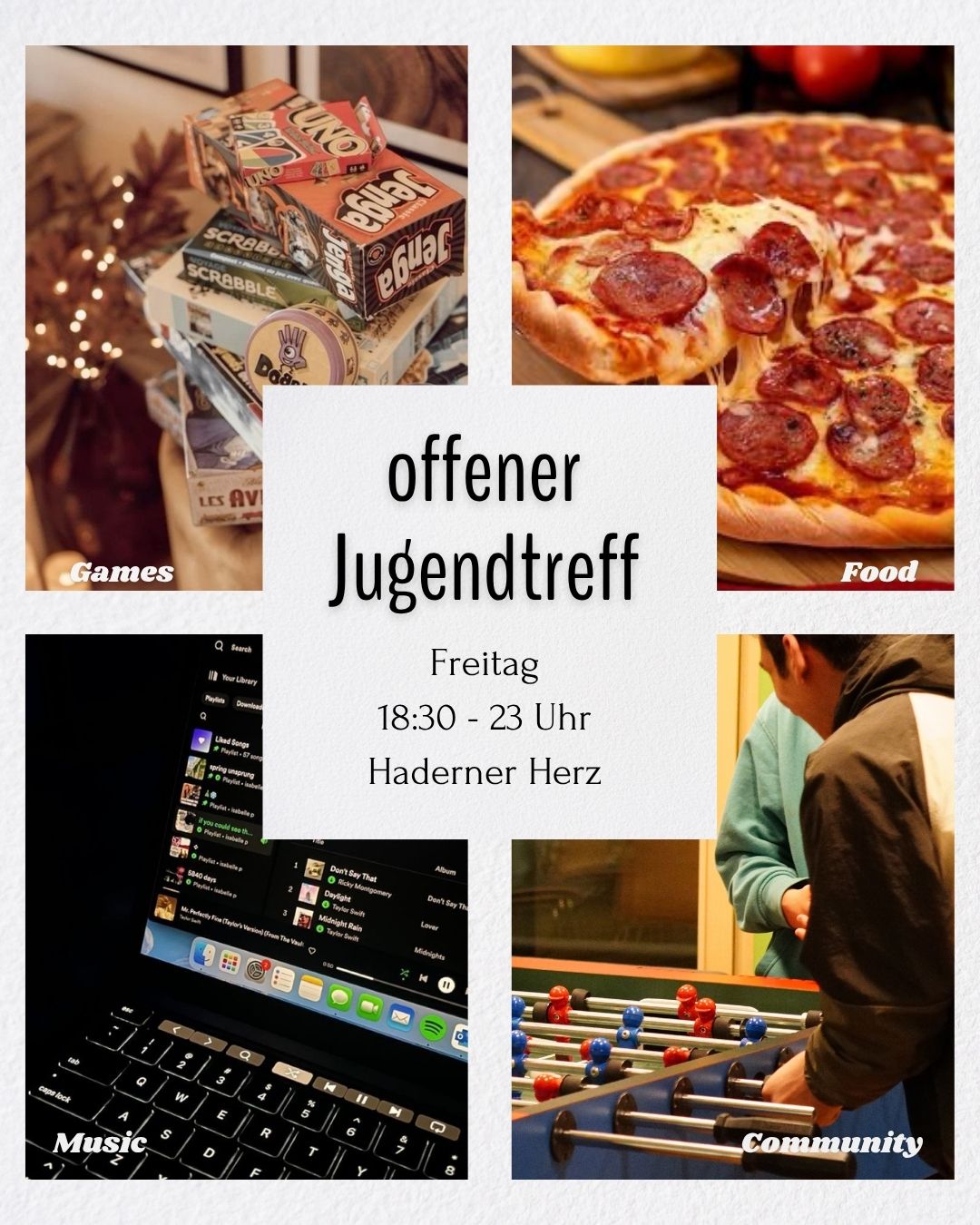 Flyer offener Jugendtreff