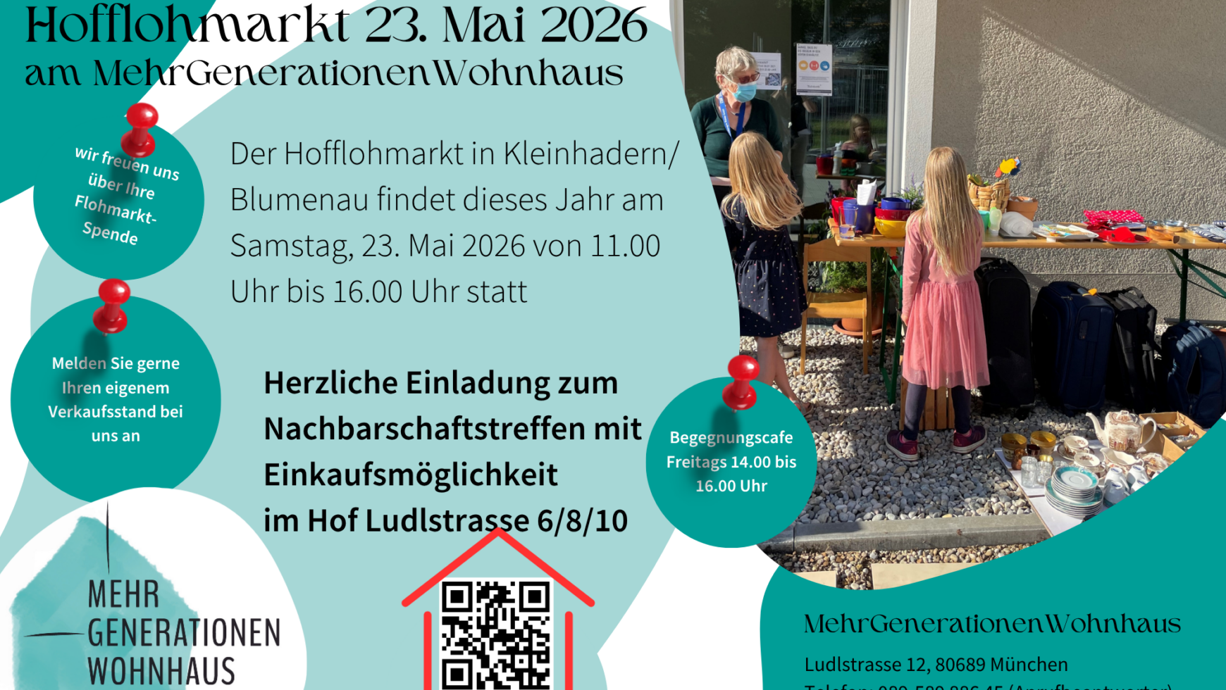 Hofflohmarkt am MehrGenerationenWohnhaus